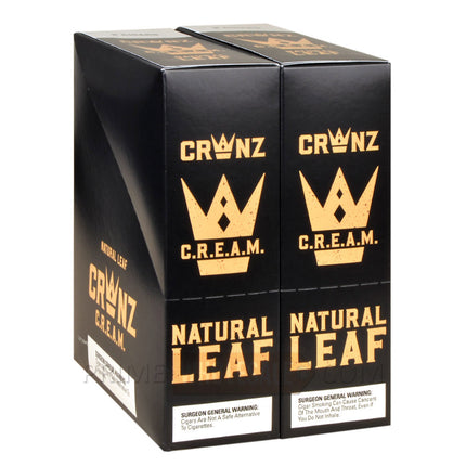 Crwnz Cigarillos 30 Packs of 2 Cream