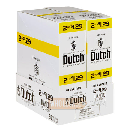 Dutch Masters Foil Diamond Fusion 1.29 Pre-Priced Cigarillos 30 Packs of 2