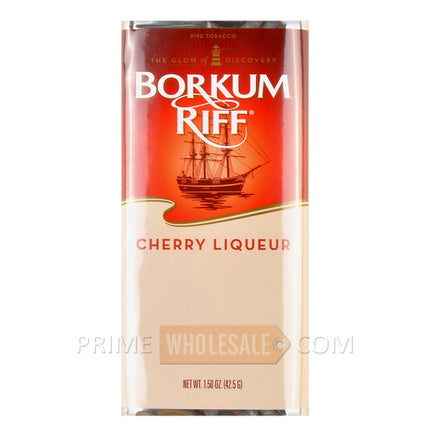 Borkum Riff Cherry Liqueur Pipe Tobacco 5 Pockets of 1.5 oz.