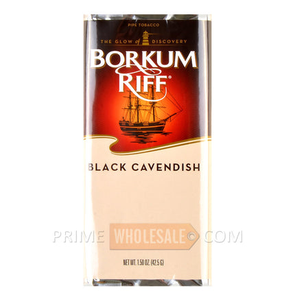 Borkum Riff Black Cavendish Pipe Tobacco 5 Pockets of 1.5 oz.