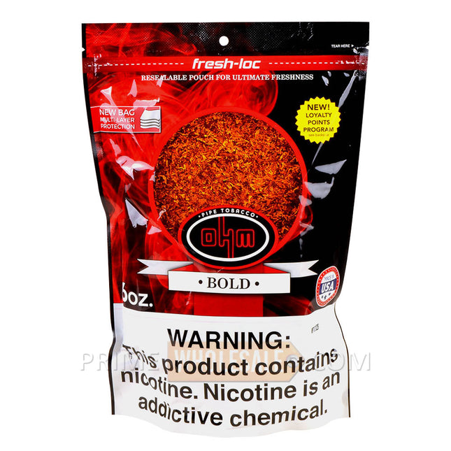 OHM Bold Pipe Tobacco Pack 6 oz. Pack