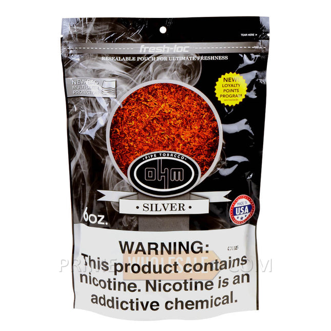 ohm tobacco loyalty points Buy 16-oz Natural Online OHM Silver Pipe Tobacco Pack