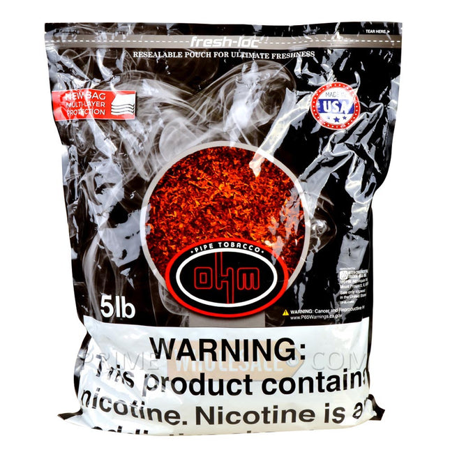 OHM Silver Pipe Tobacco Pack 5 Lb. Pack