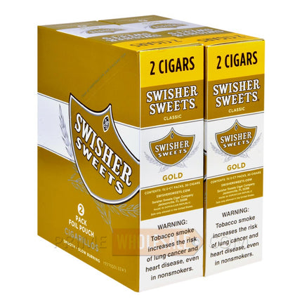 Swisher Sweets Gold Cigarillos 30 Packs of 2