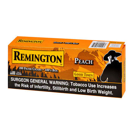 Remington Peach Filtered Cigars 10 Packs of 20