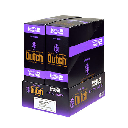 Dutch Masters Foil Fresh Royal Haze Cigarillos, 30 Packs of 2