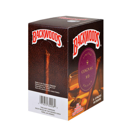 Backwoods Cognac XO Cigars 8 Packs of 5