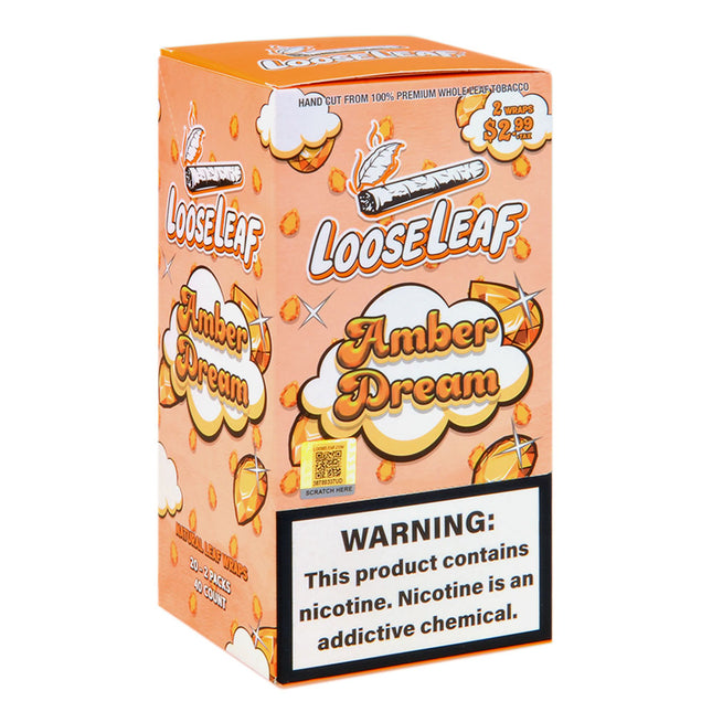 Loose Leaf Amber Dream Wraps 20 Packs of 2