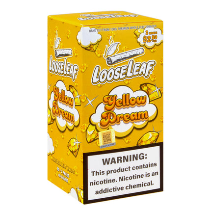 Loose Leaf Yellow Dream Wraps 20 Packs of 2