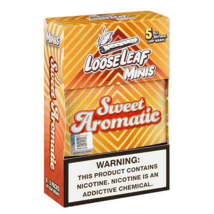 Loose Leaf Minis Sweet Aromatic Wraps 8 Packs of 5