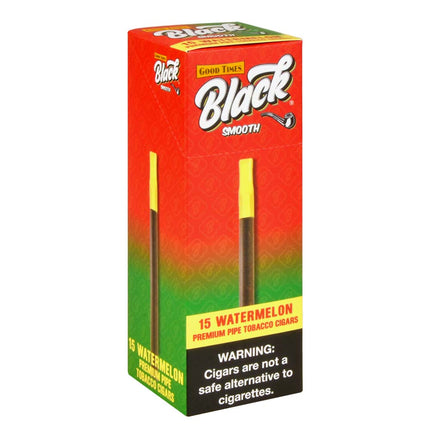 Good Times Black Smooth Cigarillos Watermelon Pack of 15