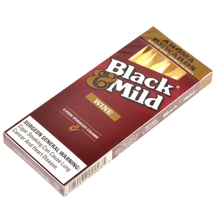 Middleton's Black & Mild Wine Cigars 10 Packs of 5