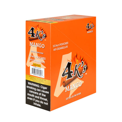 4 Kings Cigarillos 15 Packs of 4 Mango