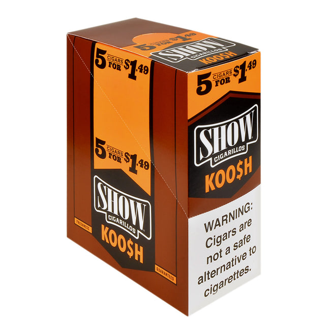 Show Cigarillos Koosh 1.49 Pre-Priced 15 Packs of 5