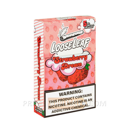 Loose Leaf Strawberry Dream Wraps 8 Packs of 5