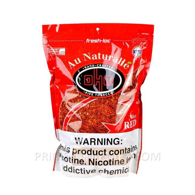 OHM Au Naturalle Red (Full Flavor) Pipe Tobacco 16 oz. Pack