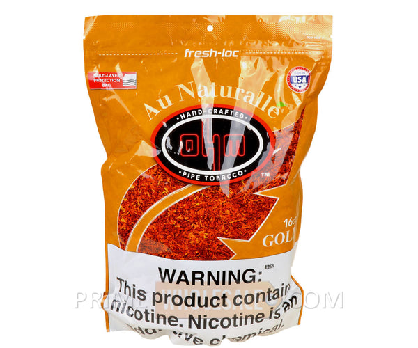 om tobacco OHM Au Naturalle Gold Pipe Tobacco 16 oz. Pack