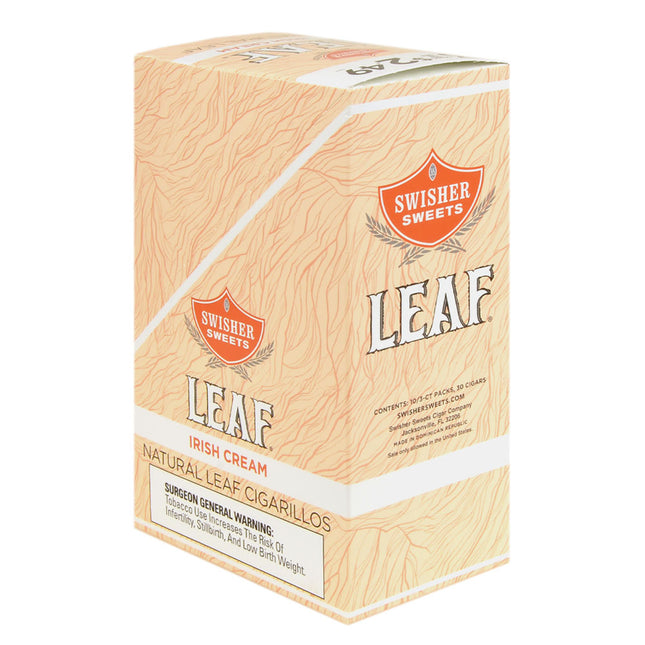 Swisher Sweets Leaf Irish Cream Cigars 3 for 2.49 Pre-Priced 10 Packs of 3