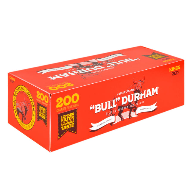 Bull Durham Filter Tubes King Size Full Flavor 5 Cartons of 200