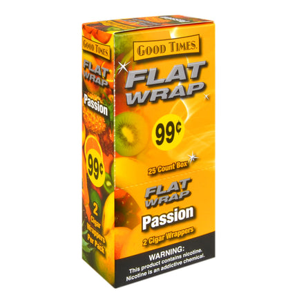 Good Times Flat Wraps 99c Pre-Priced 25 Packs of 2 Passion