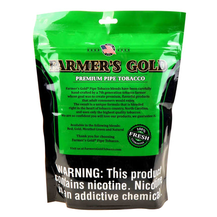 Farmer's Gold Pipe Tobacco Menthol Green 6 oz. Pack