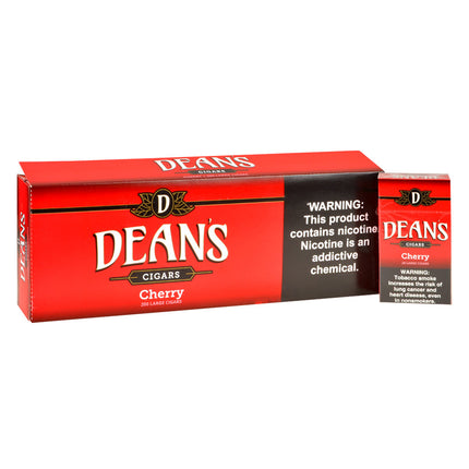 Deans Cherry Filtered Cigars 10 Packs of 20