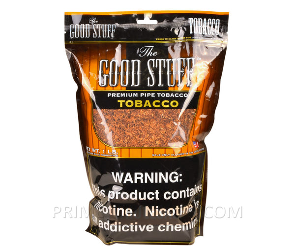 1 lb bag of tobacco Good Stuff Natural Pipe Tobacco 16 oz. / 1 Lb Pack
