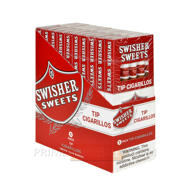 Swisher Sweets Regular Tip Cigarillos 10 Packs of 5