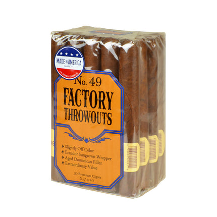 Factory Throwouts No. 49 Premium Cigars Bundle of 20