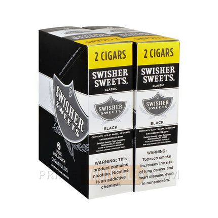 Swisher Sweets Black Cigarillos 30 Packs of 2