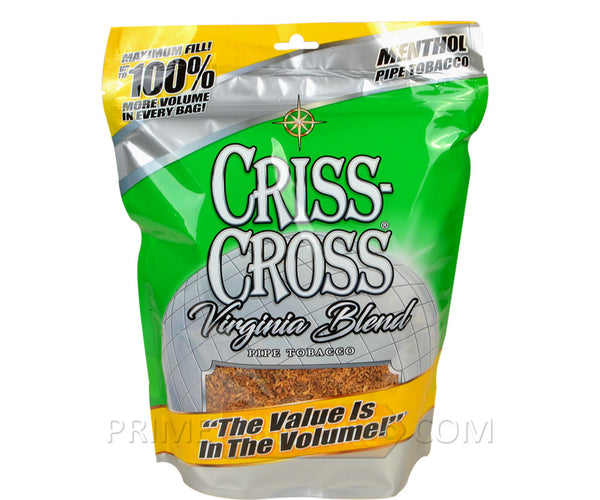 criss cross tobacco free shipping Virginia Blend Original Pipe 8 oz. Bag Tobacco Stock Criss Cross Pipe Tobacco Silver