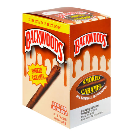 Backwoods Smoked Caramel Cigars 8 Packs of 5