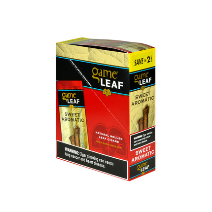 Game Leaf Cigarillos 15 Packs of 2 Sweet Aromatic