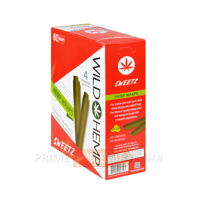 Wild Hemp Sweetz Pre-Rolled Filter Wraps 99c Pre-Priced 20 Pouches of 4