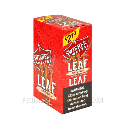 Swisher Sweets Leaf Original Cigars 3 for 2.19 Pre-Priced 10 Packs of 3