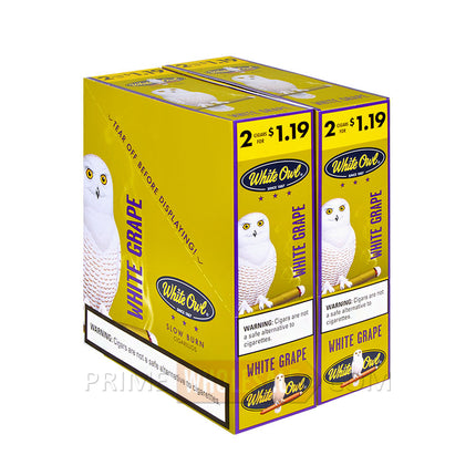 White Owl White Grape Cigarillos 1.19 Pre-Priced 30 Packs of 2