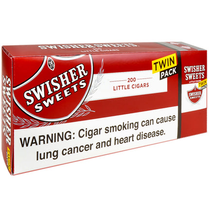 Swisher Sweets Twin Pack Regular Cigarillos 20 Packs of 5