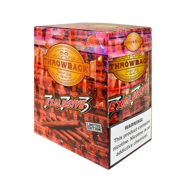 Throwback Exclusive Natural Leaf Cigars 8 Packs of 5