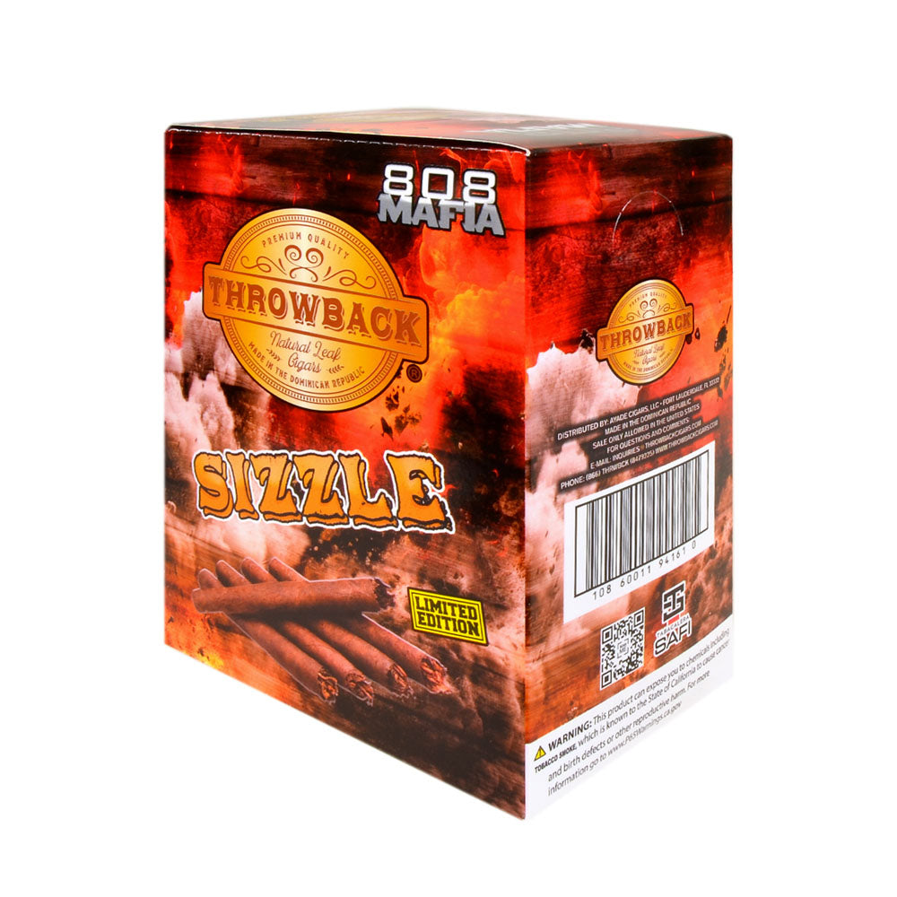 throwback tobacco Sweet Aromatic Natural Leaf Cigars 8 Packs of 5 Throwback Black Velvet Natural Leaf