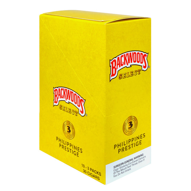 Backwoods Select Philippines Prestige Cigars 10 Packs of 3