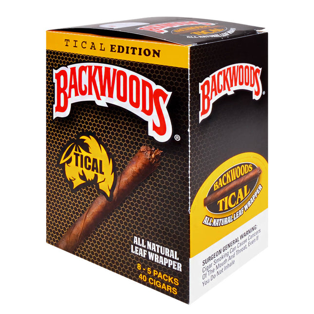 Backwoods TICAL Natural Cigars 8 Packs of 5