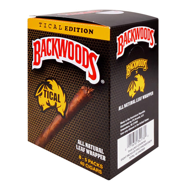 Backwoods TICAL Natural Cigars 8 Packs of 5