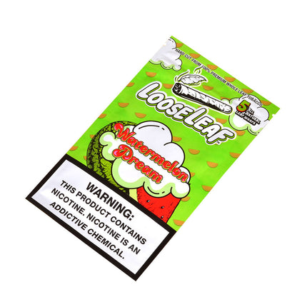 Loose Leaf Watermelon Dream wraps, 8 packs of 5