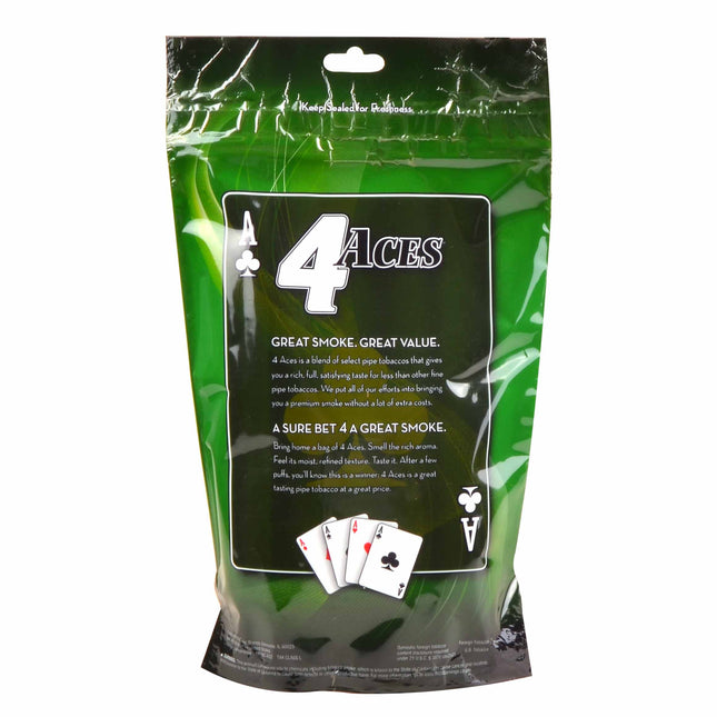 4 Aces Pipe Tobacco Menthol Mint (Green) 16 oz. Pack