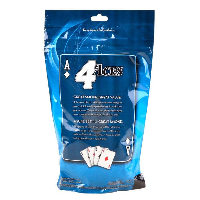 4 Aces Pipe Tobacco Turkish 6 oz. Pack