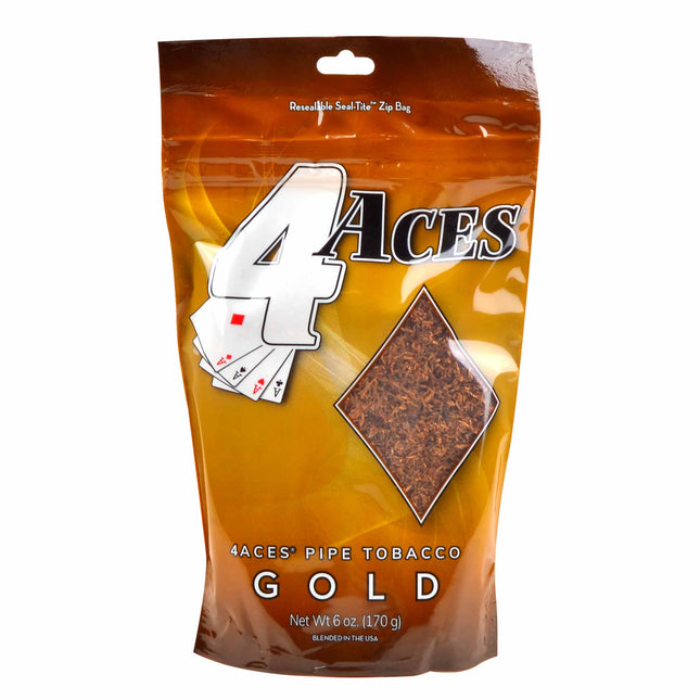 4 Aces Pipe Tobacco Mellow (Gold) 16 oz. Pack