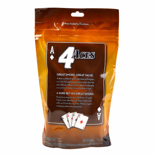 4 Aces Pipe Tobacco Mellow (Gold) 16 oz. Pack