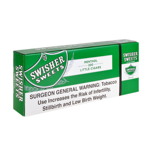 Swisher Sweets Menthol Little Cigars 100mm 10 Packs of 20
