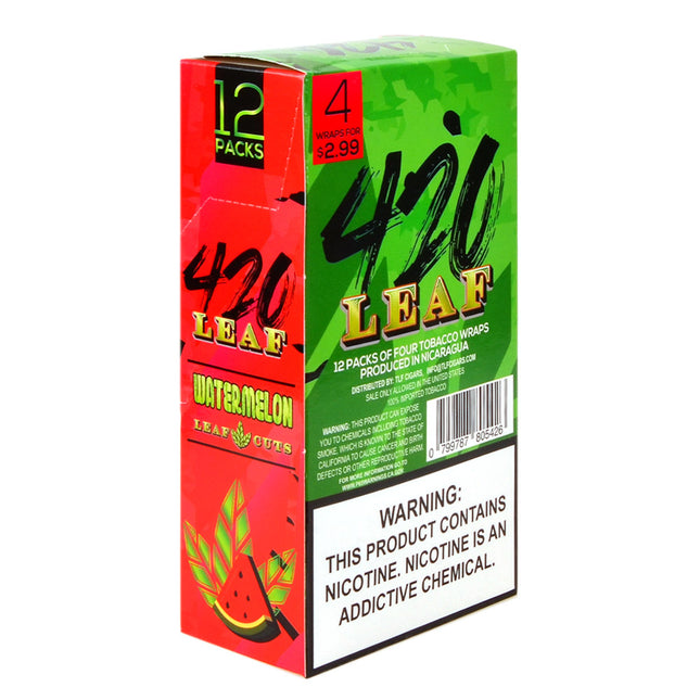 420 Leaf Wraps, 12x4 $2.99 Pre-Priced, Watermelon