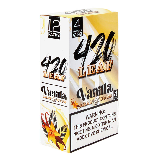 420 Leaf Wraps, 12x4 $2.99 Pre-Priced, Vanilla